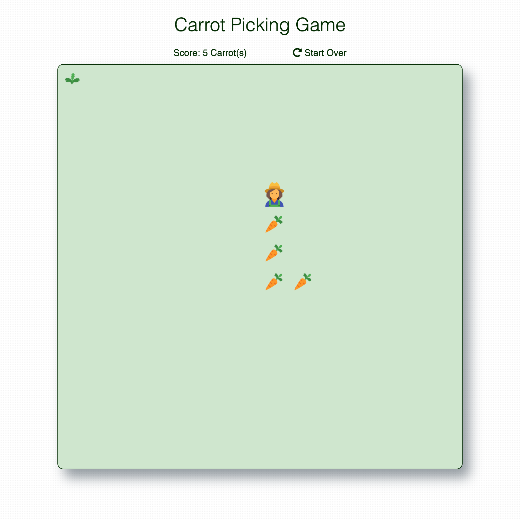 Carrot Picking Game