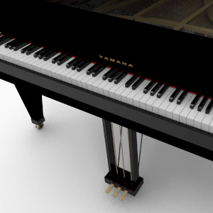 Piano 3D Modeling